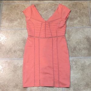 Free People coral pink dress